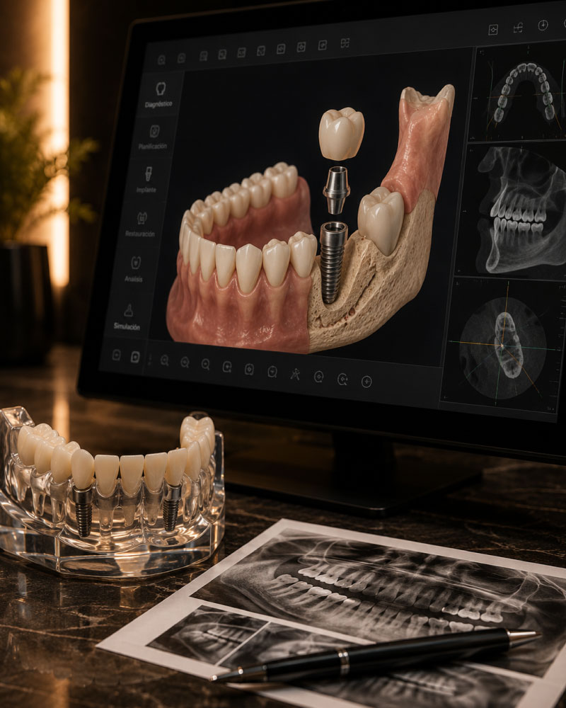 Evaluación clínica para implantes dentales en Odonto Health